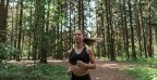 femme court foret landes